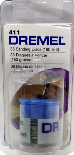 Dremel (a-411) Disco De Lija 3/4 Grano 180 (36pz)