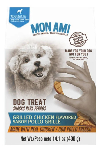 Snack Saludable Para Perros Mon Ami Pollo Human Grade 400g