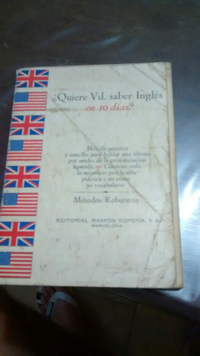 Libro De Quiere Usted Saber Ingles En Diez Dias