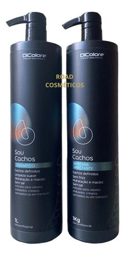 Sou Cachos Shampoo Suave & Máscara Umectante Dicolore 