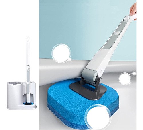 Cepillo Limpiador Baño Wc 10 Esponjas Desechables Desinfecta