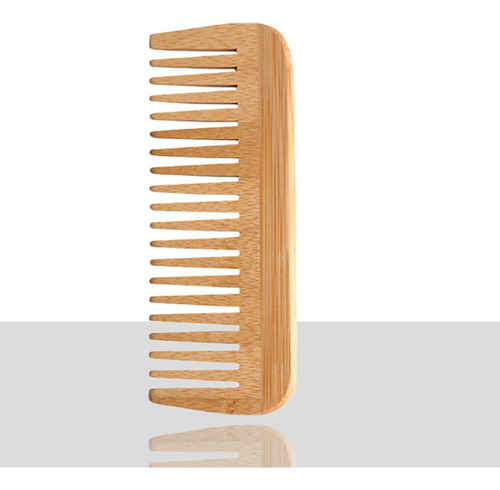 Peine De Bambú For El Cabello, Herramienta For Desenredar