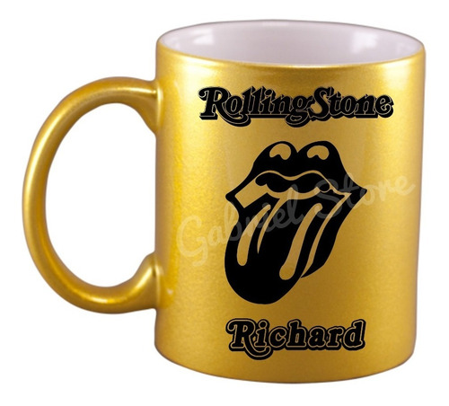 Tazas Doradas Bandas De Rock De 11 Oz