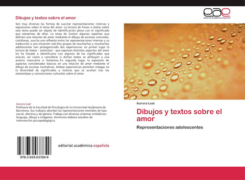 Libro: Dibujos Y Textos Sobre El Amor: Representaciones Adol