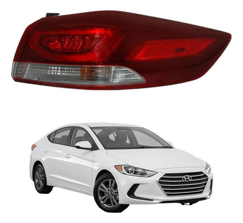 Calavera Hy Elantra 2017 - 2018 Ext Leds Der