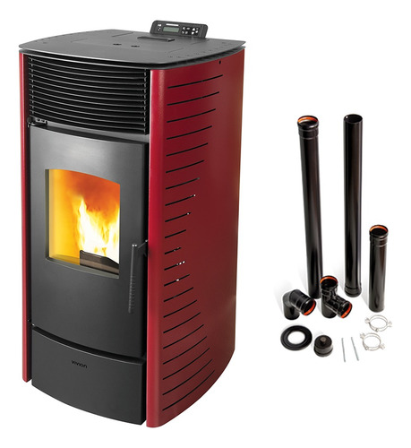 Vivion Haus Forte 7 Calefactor A Pellet 7kw Con Wifi