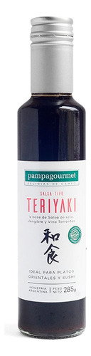 Salsa Teriyaki Con Vino Torrontés Pampa Gourmet X 285 Gr