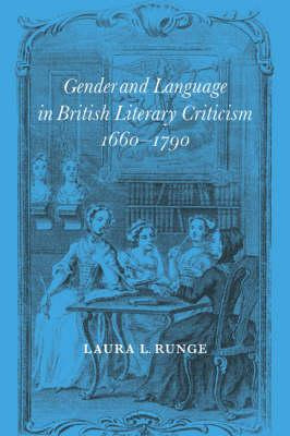 Libro Gender And Language In British Literary Criticism, ...