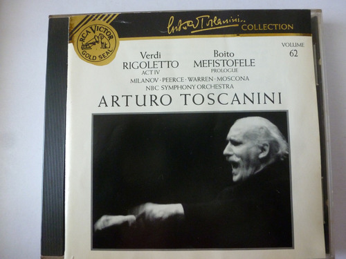 Cd Verdi Arrigo Boito Arturo Tosacanini Collection Rca (ff)