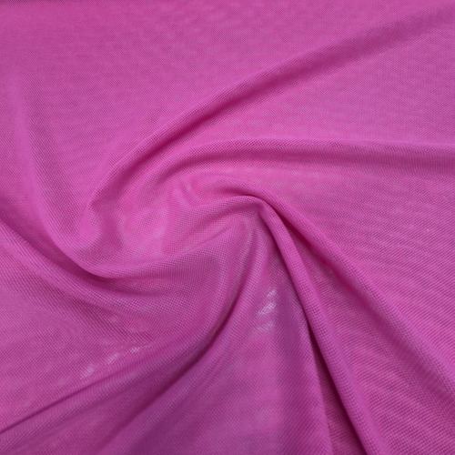 Tull Liso Con Lycra Por Metro 1.5m Ancho 96%pol 4%spandex Fucsia