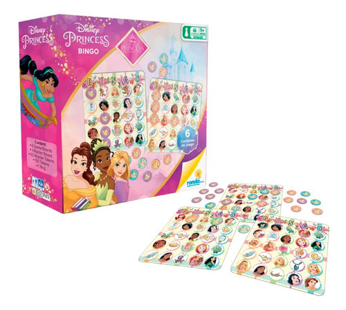 Juego Bingo Ronda Disney Princesas 207 Piezas