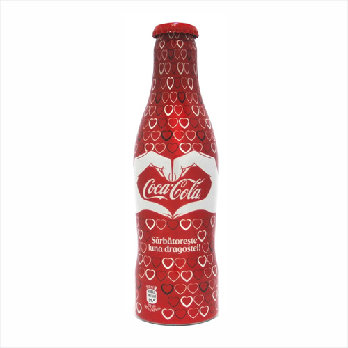 Botella Coca Cola Día De San Valentín Rumania Coleccionable