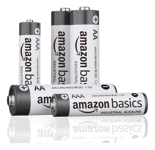50 Pilas AA Amazon Basics Alcalina AA/HR6 Cilíndrica 1.5V 10 packs