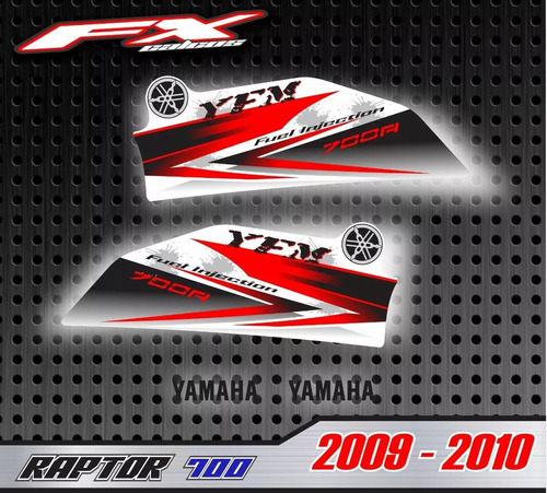 Calcos Opcionales Yamaha Raptor 700 2009 Fxcalcos2