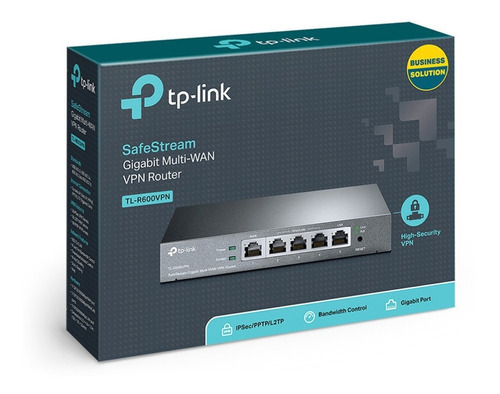 Router Vpn Tplink Tl-r600vpn Safestream Gigabit Multi-wan Color Negro