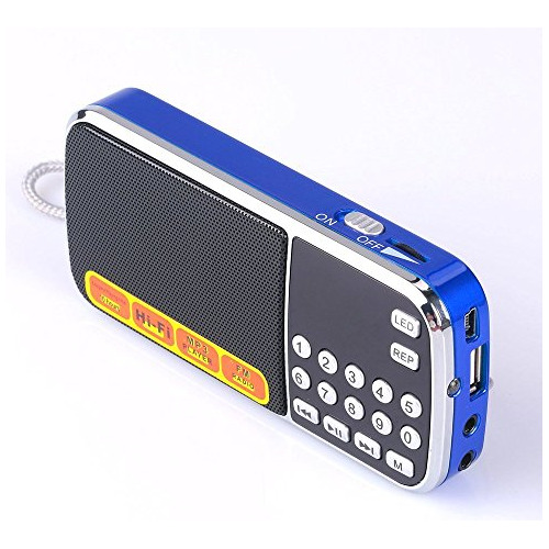 Mfine Portable Mini Usb Radio Fm Altavoz Reproductor De Músi