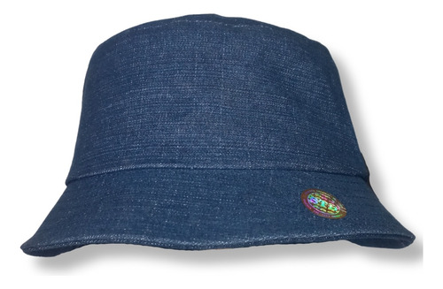 Bucket Hat Sombrero Pescador De Mezclilla Denim