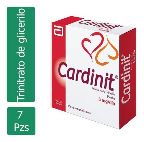 Cardinit 5 Mg / Día Caja Con 7 Parches