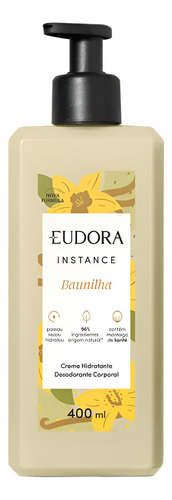 Creme Hidratante Corporal Instance Baunilha 400ml