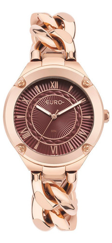 Relógio Euro Feminino Chains Rosé - Eu2035ytk/4j