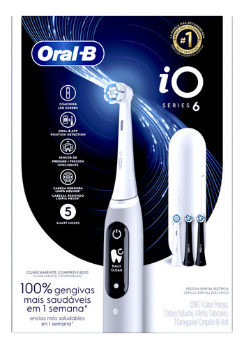 Cepillo De Dientes Eléctrico Oral-b Io 6 + 4 Repuestos