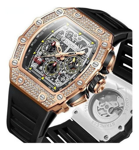 De Relojes Mecánicos Onola Luxury Diamond Para Hombre