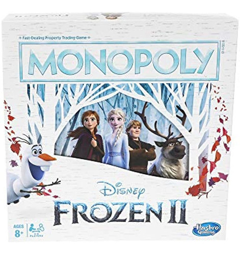 Juego De Monopolio: Juego De Mesa Disney Frozen 2 Edition Pa