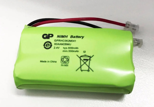 Bateria Telefono Gp Ni-mh Aa 2,4v 550/600mah Plug Universal