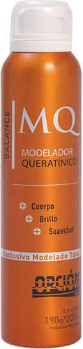 Mousse Modelador Queratinico Para Cabellos Opcion 200ml 