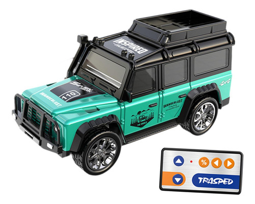 Camión Modelo Rc Rock 1/64 Con Control Remoto, Vehículo De