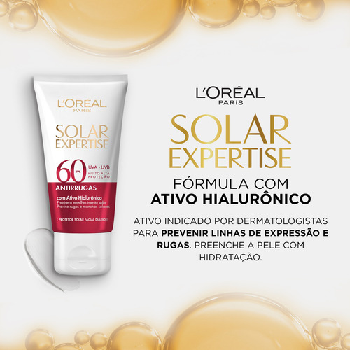 Protetor Solar Antirrugas Facial Fps60 40g Kit 2 Unid. S/cor