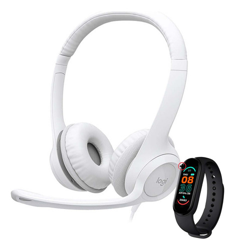 Auriculares Logitech H390 Con Microfono + Smartwatch