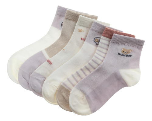 Pack 6 Calcetines Judy Multicolor Infantil