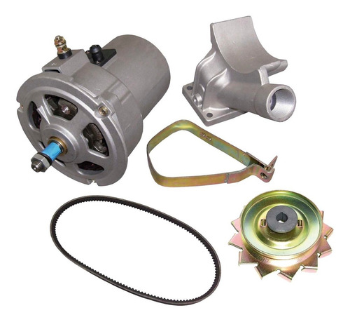 Kit Alternador Fusca Brasilia Kombi Completo Polia E Correia