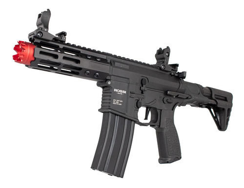 Imagem 2 de 7 de Rifle Airsoft Ar15 Rossi Neptune Pdw 2 Midcaps Nova E Nota