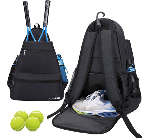 Bolso De Tenis Mochila De Tenis Grande Mujeres Y Hombre...