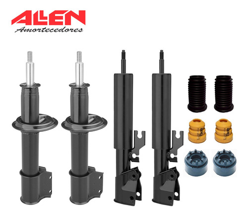 Kit 04 Amortecedor Uno Mille Smart 2000 2001 2002 + Kit