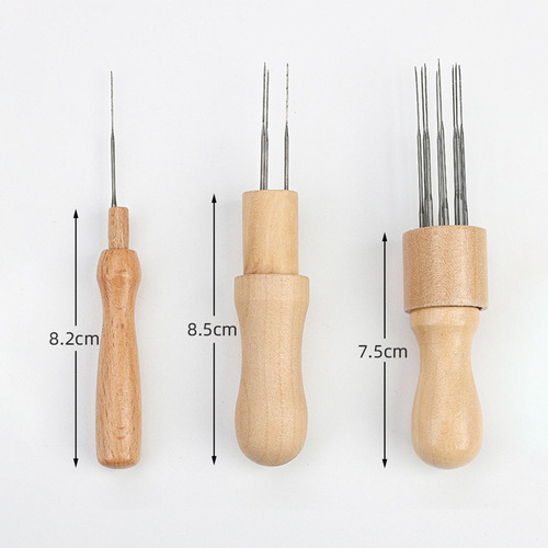 Jia De Feltro De Lã Bordada Caneta Perfuradora Conjunto De