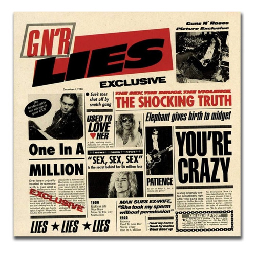 Cd Nuevo Guns N Roses Gn'r Lies Cd