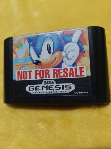 Sonic 1 The Hedgehog Not For Rosale Sega Genesis (Usado)
