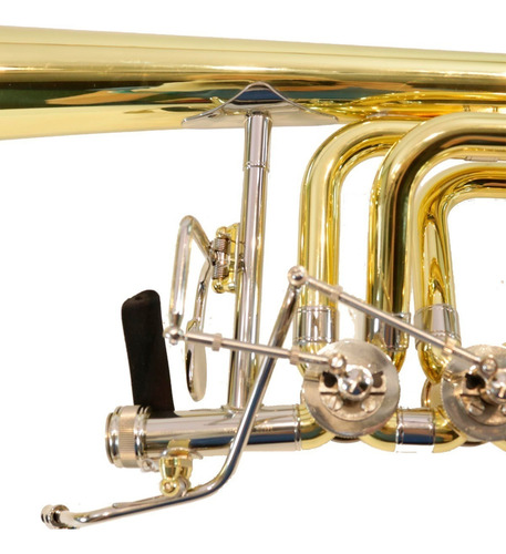 Trombón Bajo Júpiter Jtb1180 Laqueado Con Estuche