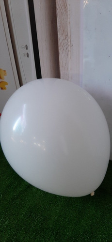 Globo 42 Centimetros Redondo Qualatex Color Blanco 250 Unid.