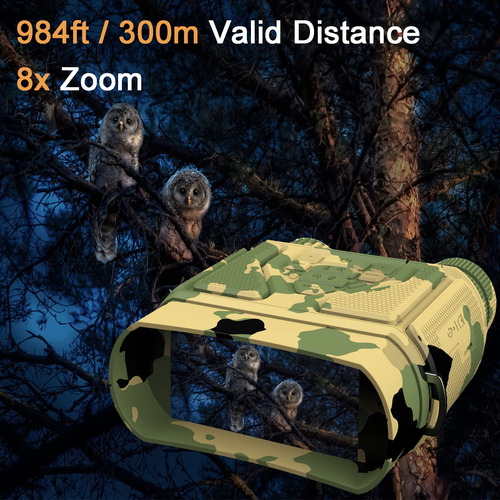Gafas Visión Nocturna Binoculares Para Caza Y Campamento Camouflaje