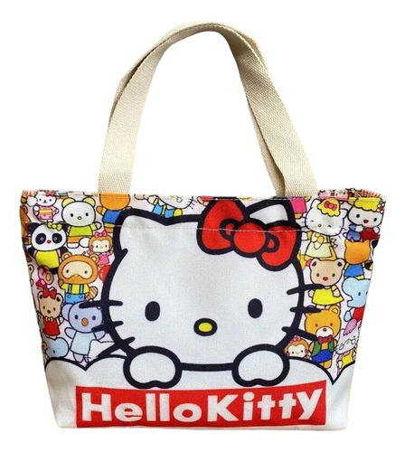 Bolsa De Lona Importada Varios Diseños Hello Kitty 