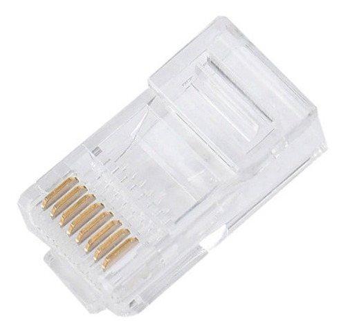 Plug Modular Ethernet Rj45 Cat6 Paq 100pzas 301-180