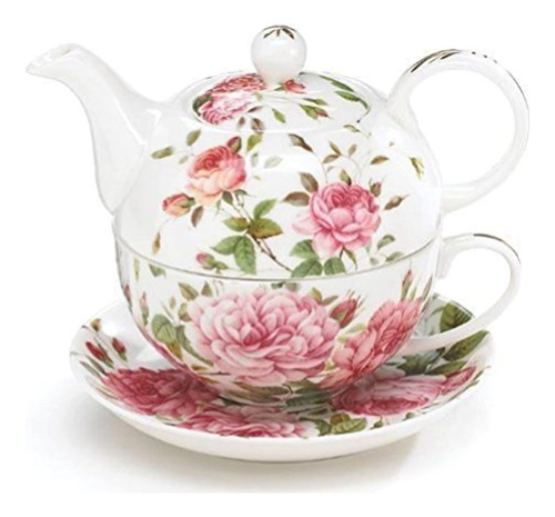 Tetera Y Taza De Té De Porcelana Uno