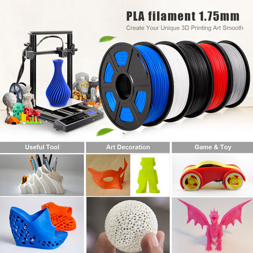 Filamento PLA 1.75 Mm Sunlu 1 Kg Color Blanco