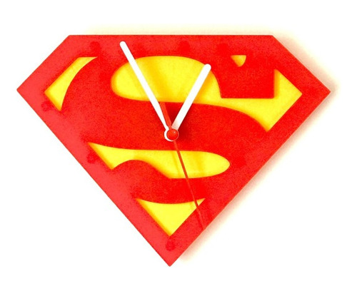 Reloj Pared Superman Regalo 3d Colección Decorativo Setup