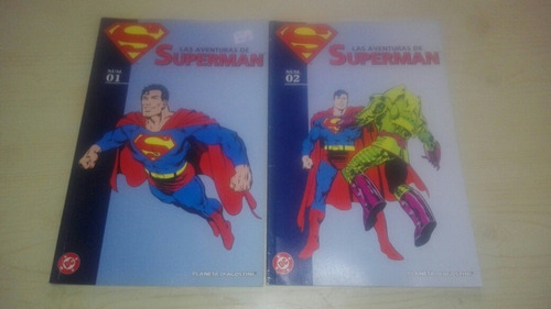 Superman ,comic ,de Planeta Dagostini ,1 Y 2 ,en Lote.