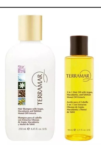 Oleo Shampoo Terramar + Aceite Oleo Tratamiento Cabello 